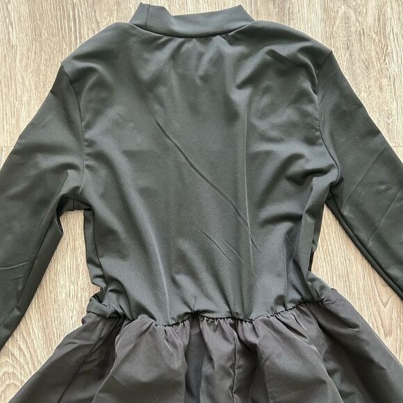 Bubble Hem Black Mini Dress - Picture 8 of 8